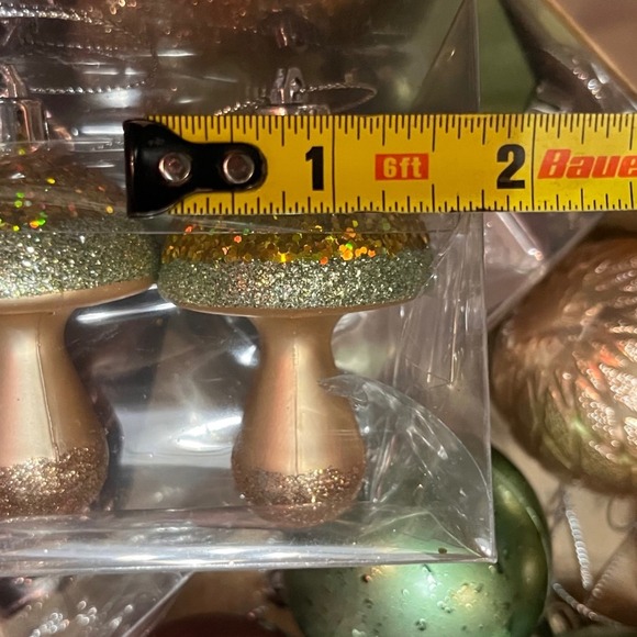 3 Sets Decor by Hannah Christmas Ornament Assorted Colors Gold Pink Green - Picture 7 of 9